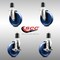 Service Caster 5 Inch 316SS Solid Poly Swivel 1-3/4 Inch Expanding Stem Caster Brake SCC, 2PK SCC-SS316EX20S514-SPUS-2-TLB-2-134 - alternate 1